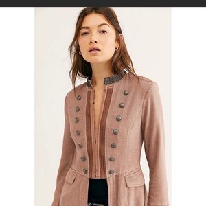 xs free people Lucy military jacket